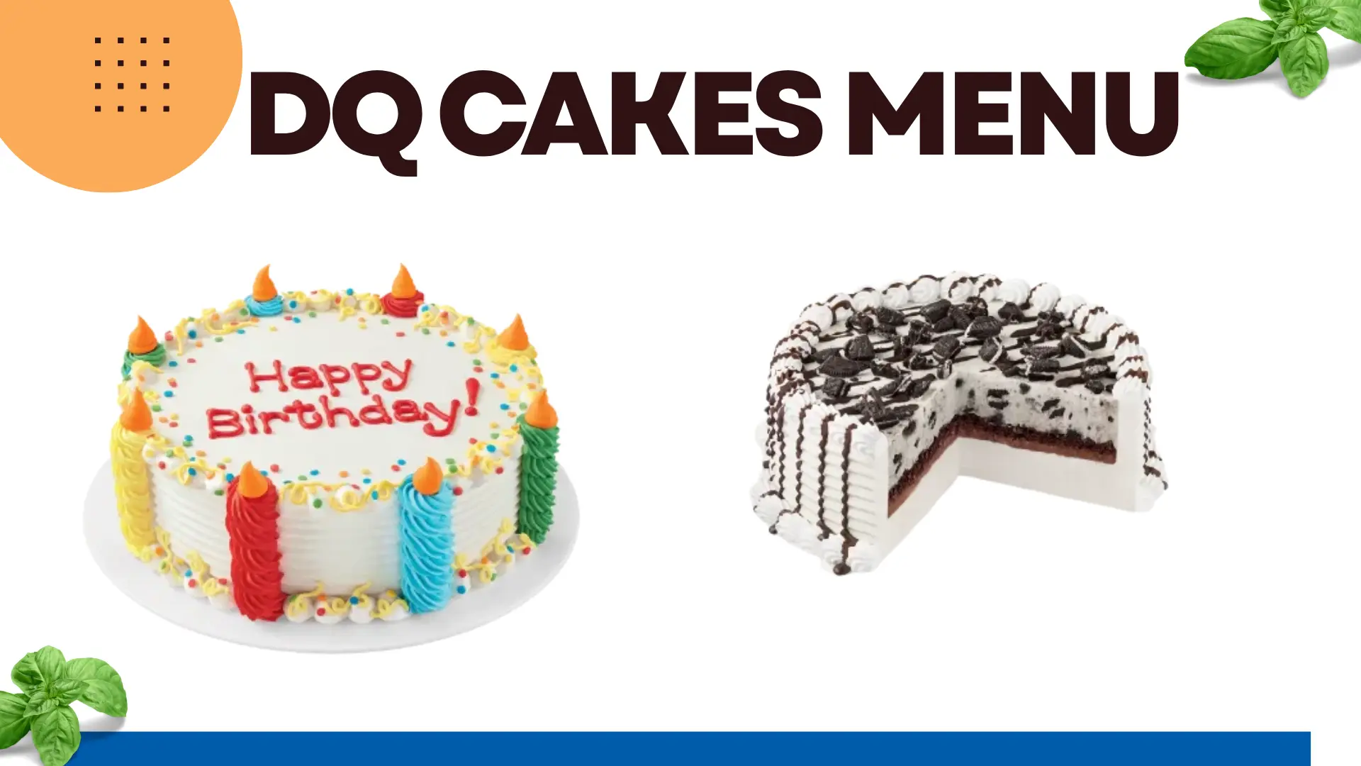 Dairy Queen cakes Menu Prices