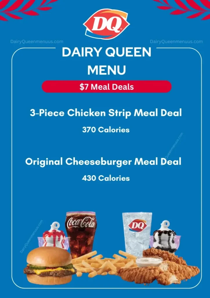 Dairy Queen Menu Meal Deals
