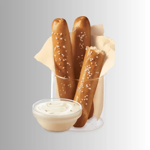 Pretzel Sticks with Zesty Queso