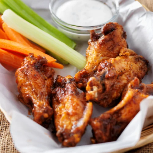 Sauced Tossed Honey BBQ Chicken Strip Basket