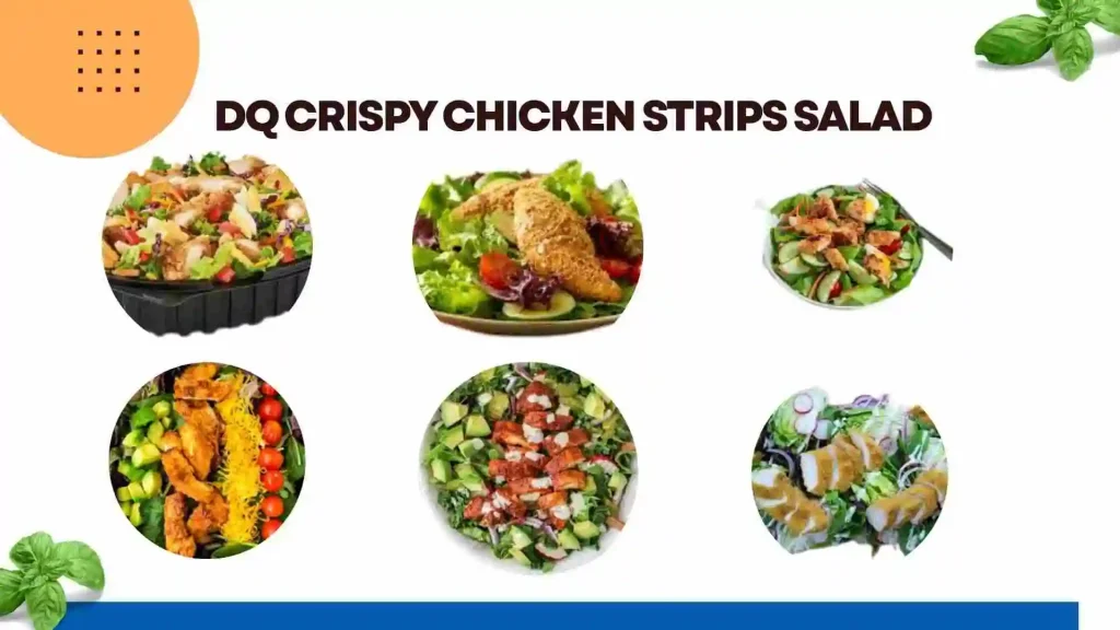 Crispy Chicken Strips Salad Menu