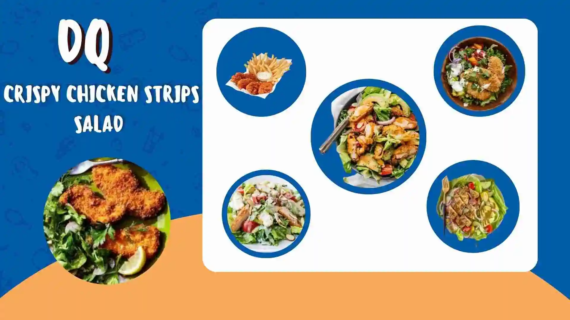 Crispy Chicken Strips Salad