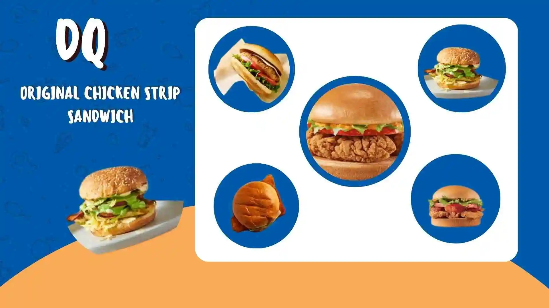 DQ Original Chicken Strip Sandwich